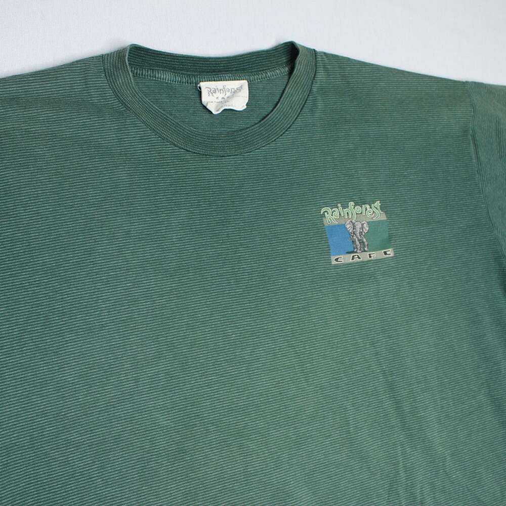 VTG Rainforest Cafe Vintage T Shirt XXL 2XL 90s Single Stitch Faded USA Made